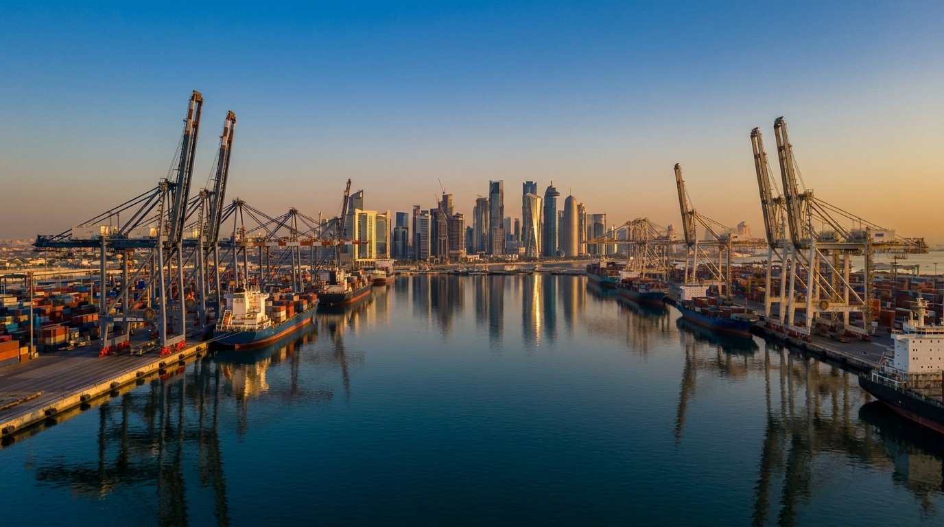 Middle East and GCC port skyline representing GlobalSDO's GCC region programs